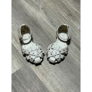 Self Esteem Heart‎ Cutout Sandals Ankle Strap Summer Shoes Girls Size 6